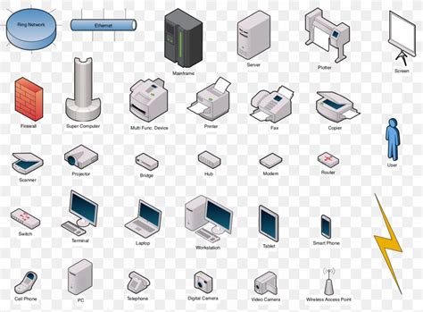 Computer Network Diagram Data Flow Diagram Symbol, PNG, 1389x1024px ...