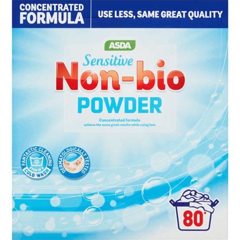 ASDA Sensitive Non Bio Powder 80 Washes 4 00kg Compare Prices