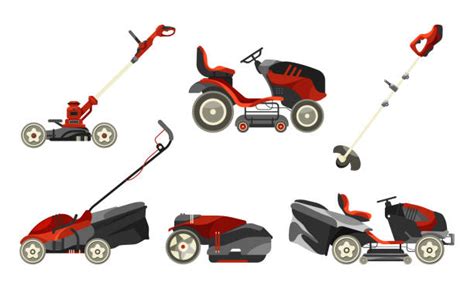 110 Lawn Mower Robot Stockillustraties Royalty Free Vector Illustraties En Clipart Istock