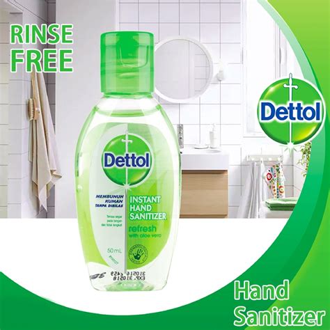 Dettol Hand Sanitizer 50ml 50 ml Aloe Vera Gel Sanitiser Dettol ...