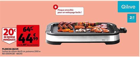 Promo Plancha Qilive Chez Auchan ICatalogue Fr