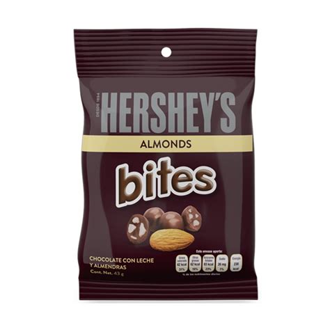 Chocolate Bites Con Almendra Hersheys 43 Grs