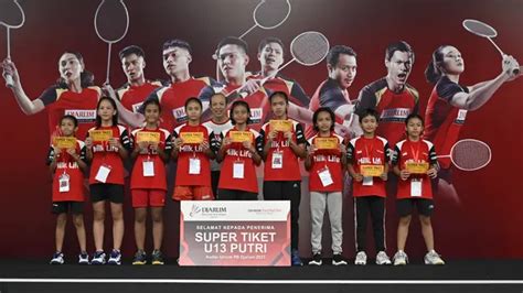 Audisi Umum PB Djarum 2023 Rampung 51 Peserta Raih Super Tiket Dan