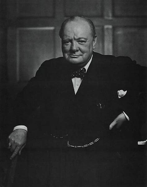 In His Iconic Portrait Winston Churchill Is Scowling Over A Lost Cigar