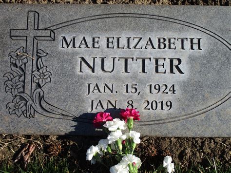 Mae Elizabeth Murray Nutter Find A Grave Memorial