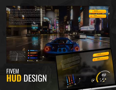 Gta Hud Ui Design Fivem Ragemp Images Behance