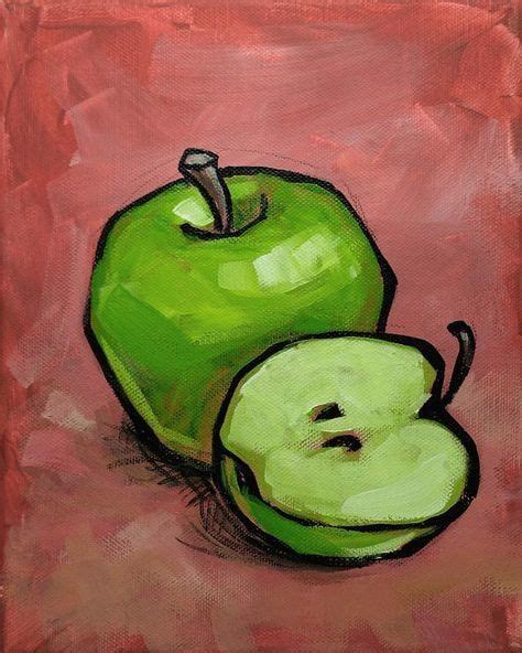 30 Easy Acrylic Painting Fruit Ideas HM ART Fruit Painting Apple