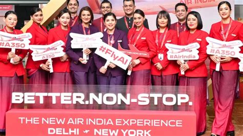 Air India Flagship A350 Now Operates Delhi To New York Flight