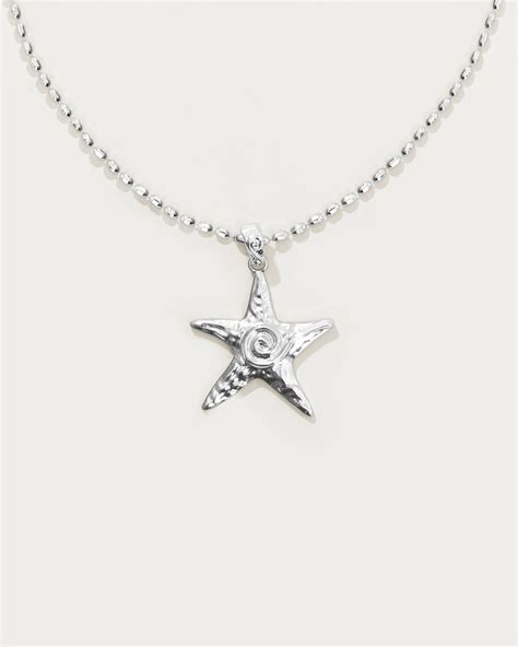 Gold Starfish Necklace En Route Jewelry