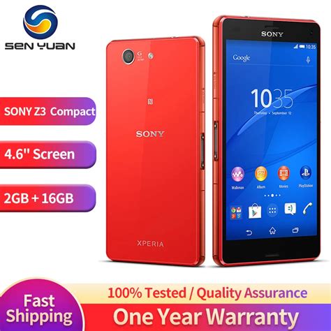 Original Sony Xperia Z3 Compact D5803 GSM Quad Core 4 6Inches 2GB RAM