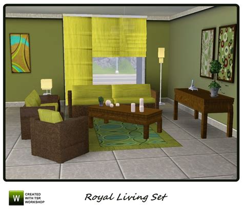 The Sims Resource Royal Livingroom Set