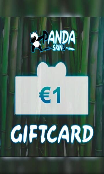 Comprar PandaSkins Gift Card 1 EUR Clave GLOBAL Barato G2A