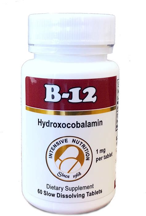 Vitamin B12 As Hydroxocobalamin 1mg Slow Dissolving Tablets