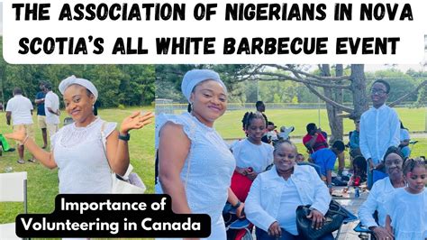 The Association Of Nigerians In Nova Scotias Annual Barbecue