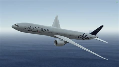 [hd] Infinite Flight Boeing 777 300er Multiplayer Atc Skyteam Landing At Los Angeles