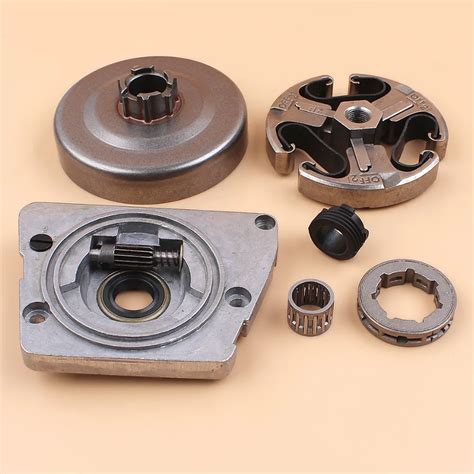 3 8 Clutch Drum Sprocket Oil Pump Worm Gear Kit For HUSQVARNA 61 66