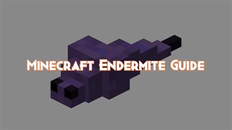 Minecraft Endermite Guide Attacks And Drops Pillar Of Gaming