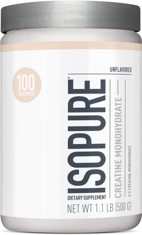 Isopure Prote Na En Polvo Aislado De Suero Con Vitamina C Y Zinc Para