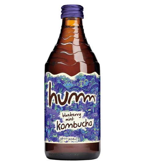 Humm Kombucha Blueberry Mint 414ml