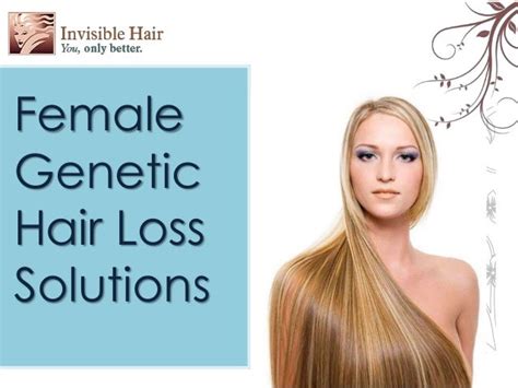 Female Genetic Hair Loss Solutions