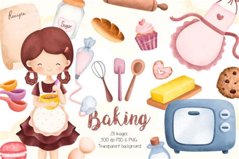 Baking Clipart Graphic by Stellaart · Creative Fabrica