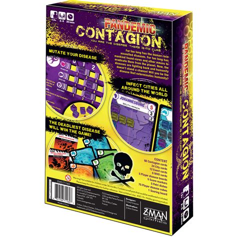 Pandemic Contagion Strategy Board Game - Walmart.com