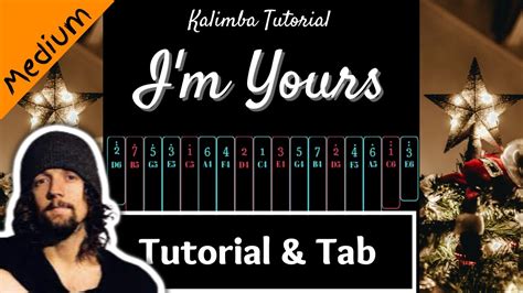 Mediumi M Yours Jason Mraz Kalimba Tutorial Tab Youtube