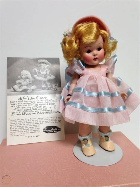 Vogue Ginny Doll With Original Box Clothes 1950s Glad Ginny