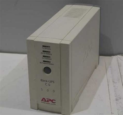 Ибп APC Back UPS CS 500 BK500 RS Festima Ru Мониторинг объявлений