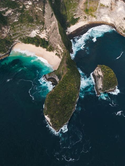 Aerial View of a Coastline · Free Stock Photo