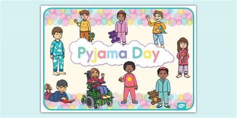 Pyjama Day Display Poster Teacher Made Twinkl