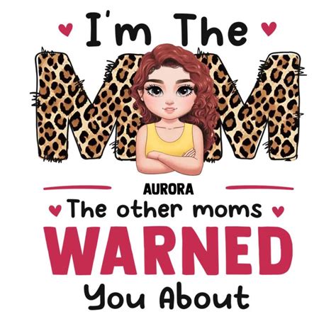 The Other Moms Warned Custom Name Personalized Ts For Mom T S