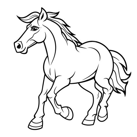 horse coloring pages outline sketch drawing vector horse drawing wing