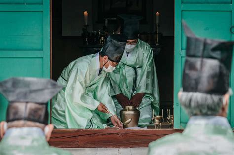 A woman makes history in South Korea leading Confucian ceremonies : NPR