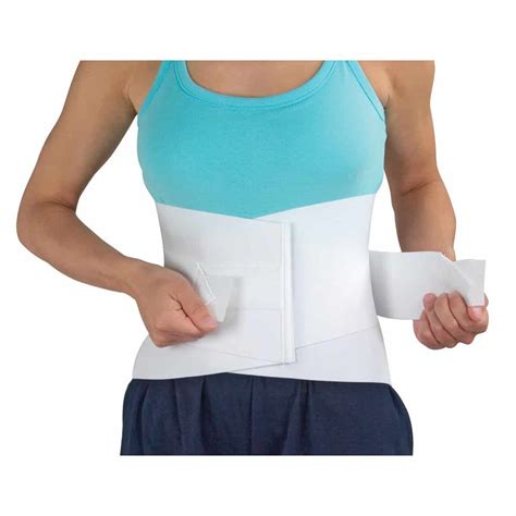 Dmi Lumbar Support Back Brace W Rigid Steel Stay Waist 34 To 48 In