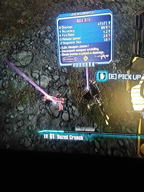 Rock Golem Drops Weird Rarity R Borderlands