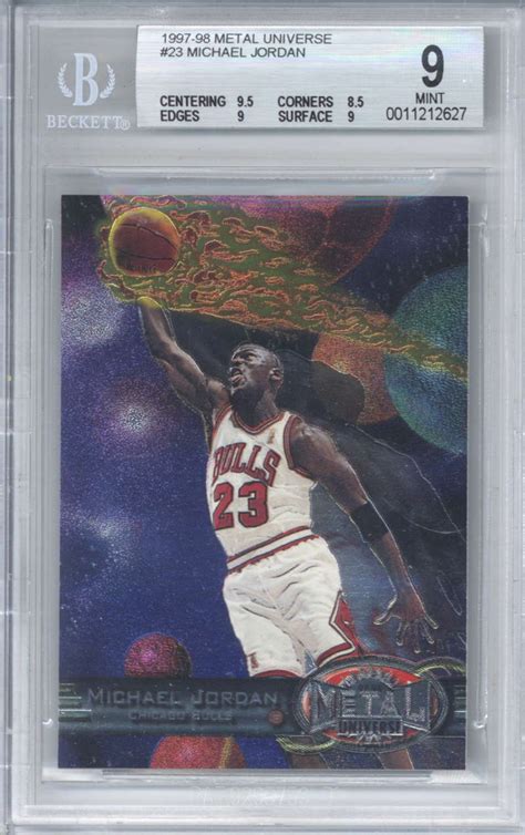 Lot Detail Michael Jordan Metal Universe Foil Basketball