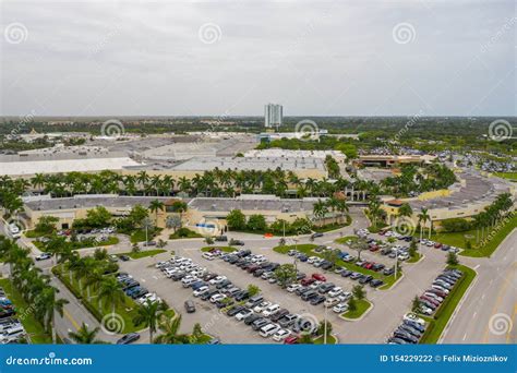 Aerial Photo Sawgrass Mills Outlet Mall Sunrise Florida Usa Stock Photo