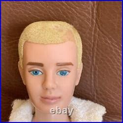 Vintage Blonde Flocked Hair Ken Doll Barbies Boyfriend