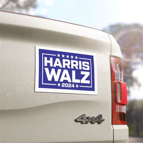 Harris Walz Car Magnet Etsy