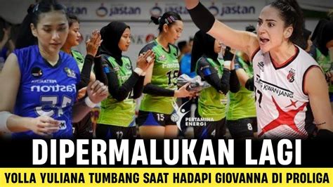 TELAN MALU DUA KALI Yolla Yuliana Cs Dikalahkan Tim Giovanna Di