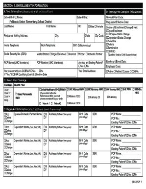 Fillable Online Fillable Online Enrollment Form Veba Fax Email Print