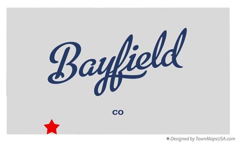 Map of Bayfield, CO, Colorado