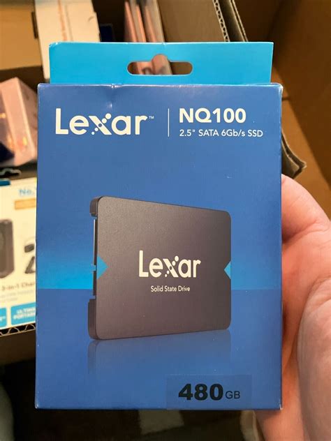 Lexar NQ100 Black 480GB SATA III Internal SSD 550MB Read Solid State