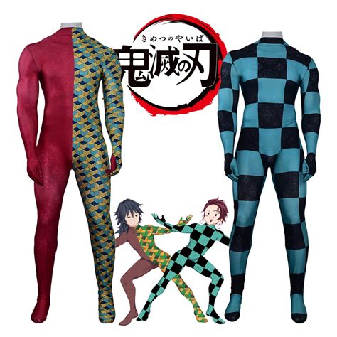 Anime Demon Slayer Kimetsu No Yaiba Cosplay Costume Kamado Tanjirou