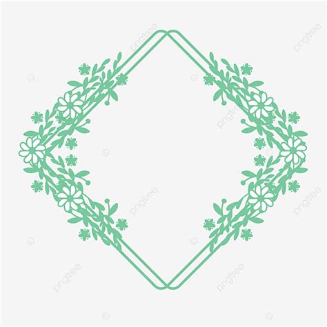 Flower Vine Border SVG