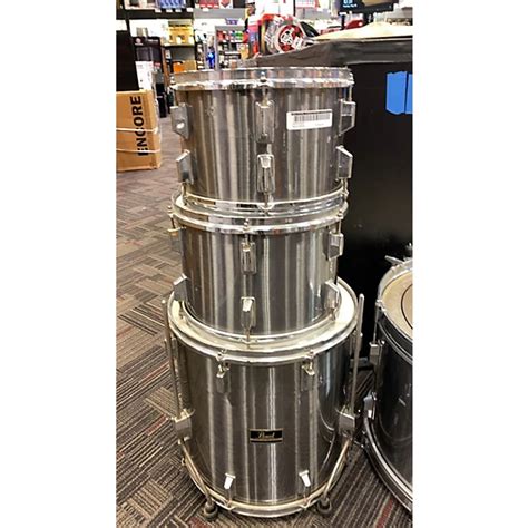 Used Pearl Export Drum Kit Brushed Steel | Guitar Center