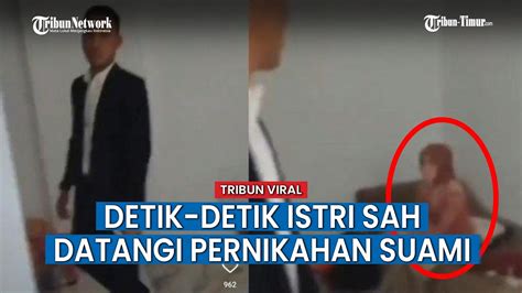 Santai Datangi Suami Yang Menikah Diam Diam Istri Sah Ucapkan Selamat