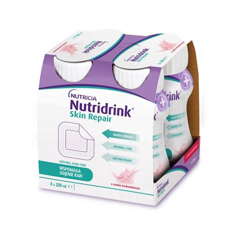 Nutridrink Skin Repair Truskawka 4x200ml 11045336522 Allegro Pl