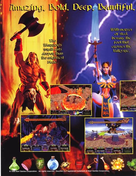 Gauntlet Legends 1998 Box Cover Art Mobygames